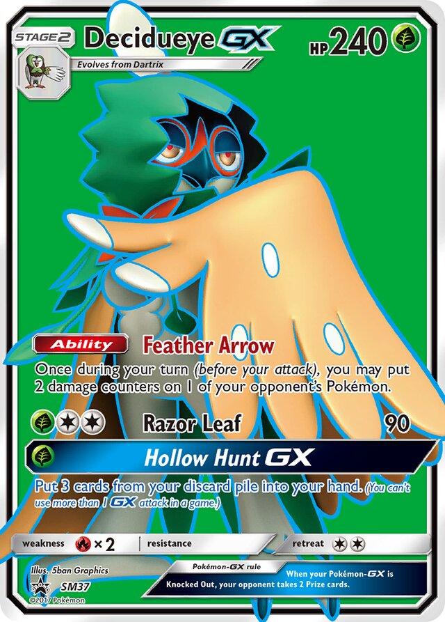Promo Decidueye GX Pokémon card