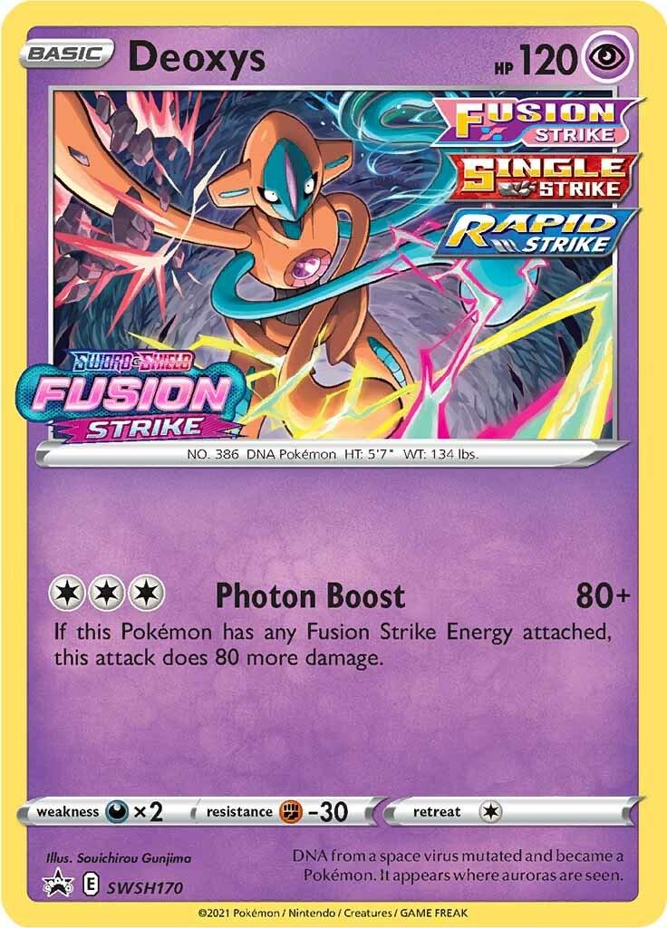Promo Deoxys Pokémon card