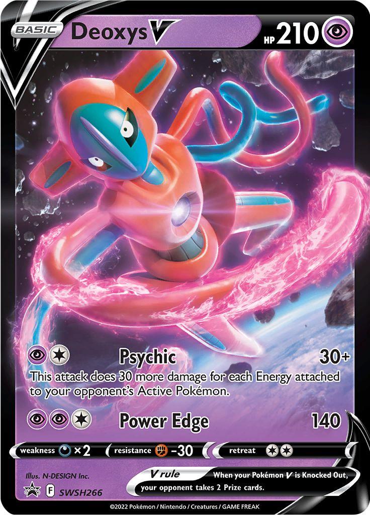 Promo Deoxys V Pokémon card