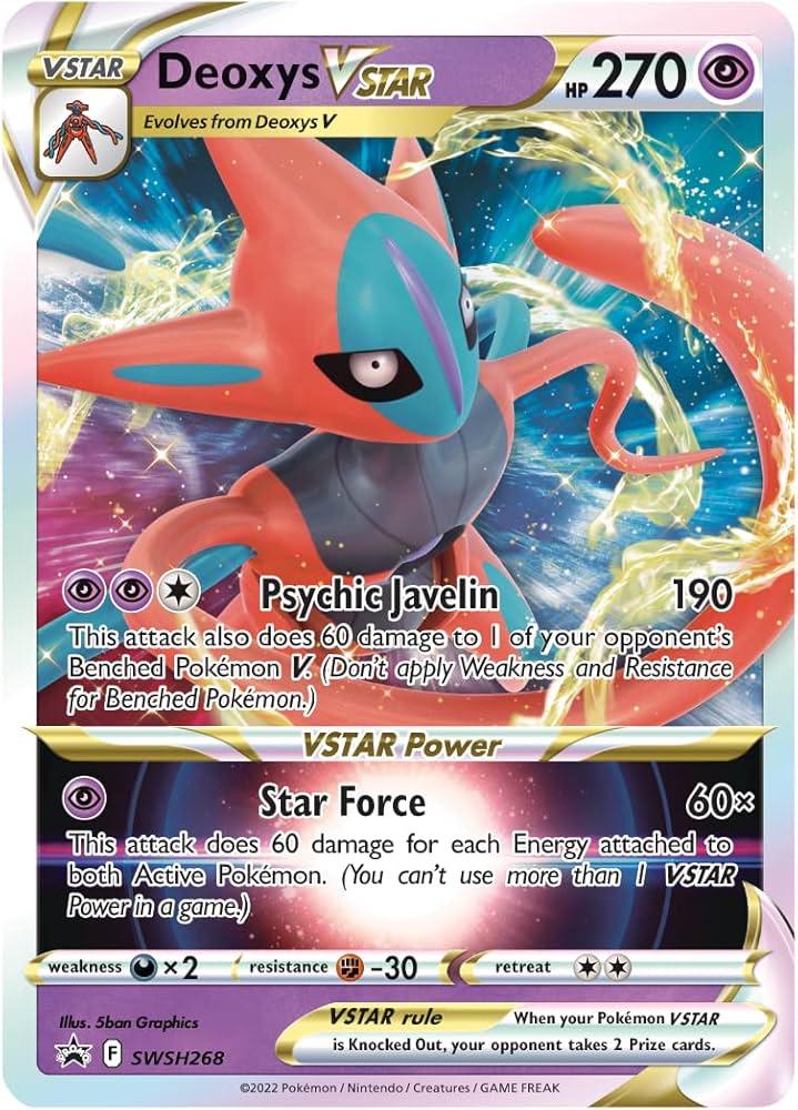 Promo Deoxys VSTAR Pokémon card