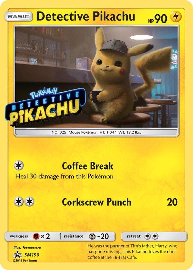 Promo Detective Pikachu [Stamp] Pokémon card