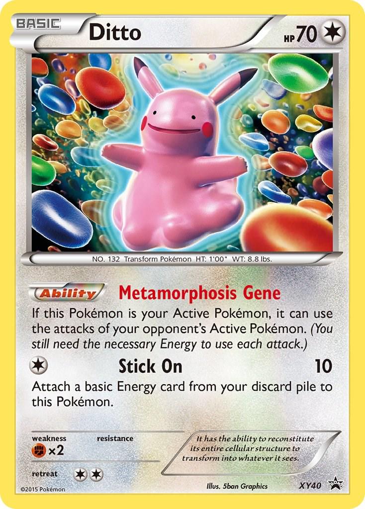 Promo Ditto Pokémon card