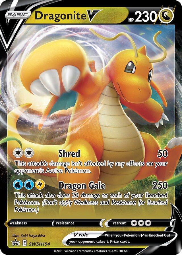 Promo Dragonite V Pokémon card