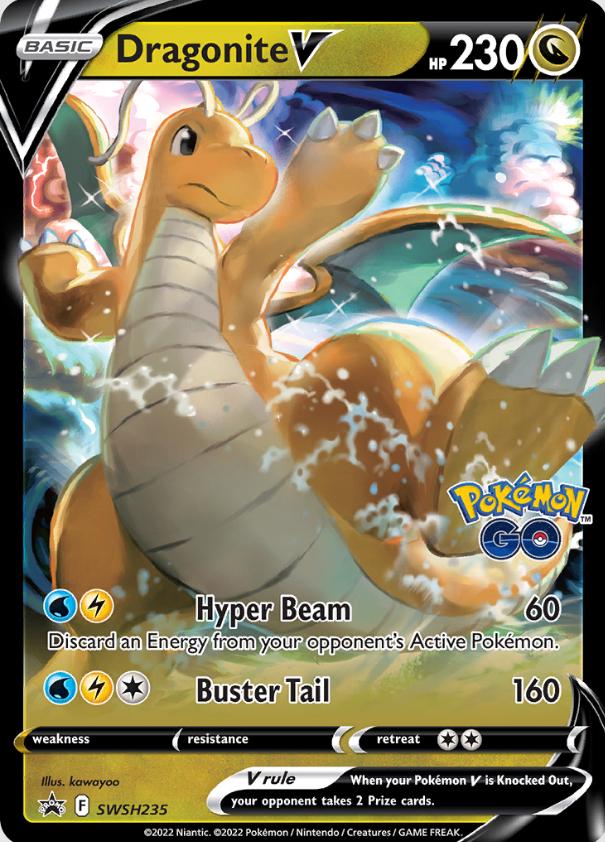 Promo Dragonite V Pokémon card