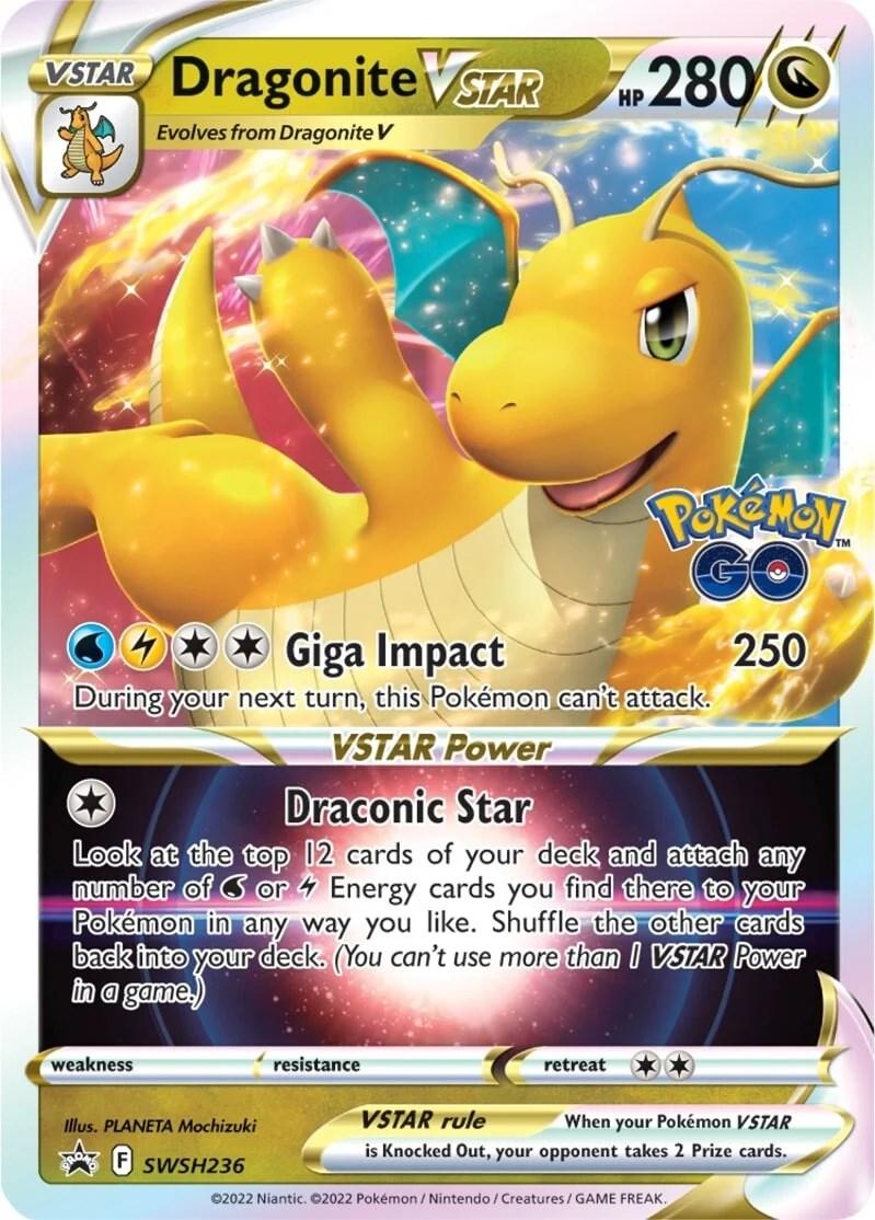 Promo Dragonite VSTAR Pokémon card