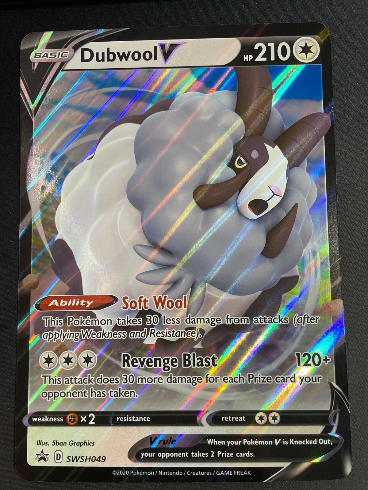 Promo Dubwool V Pokémon card