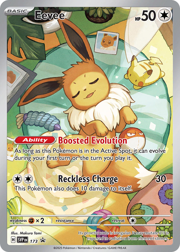 Promo Eevee Pokémon card