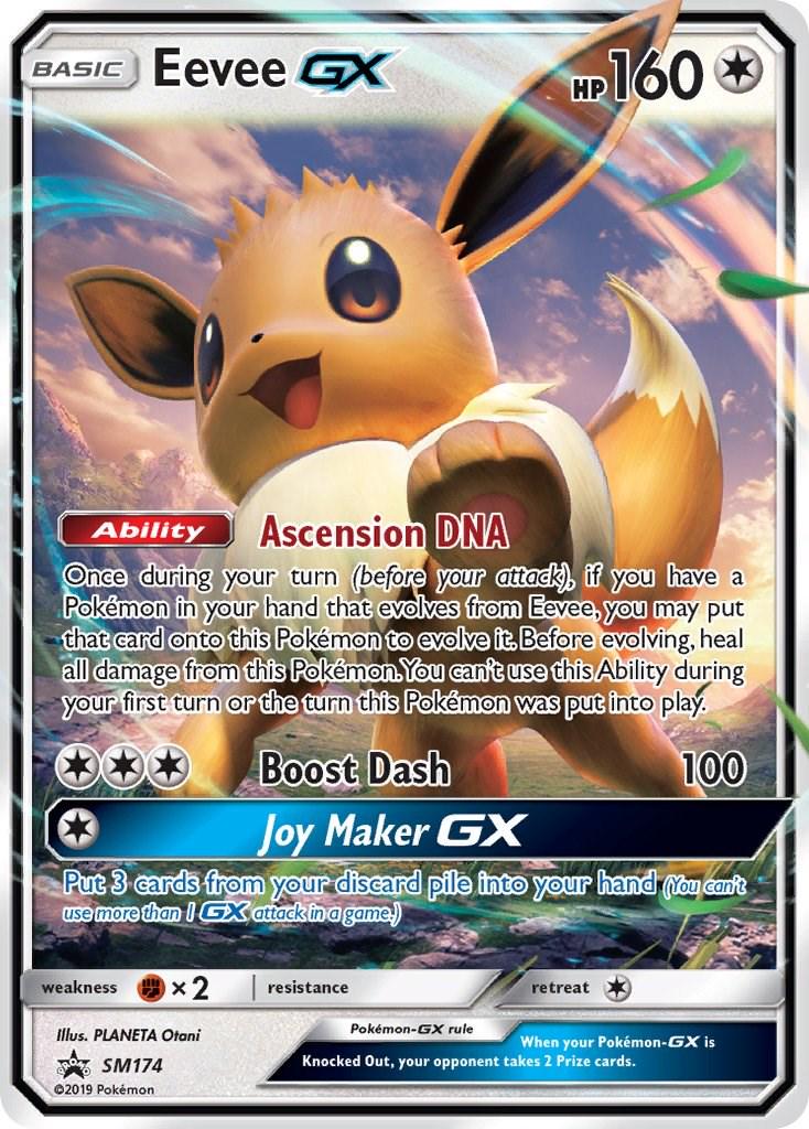 Promo Eevee GX Pokémon card