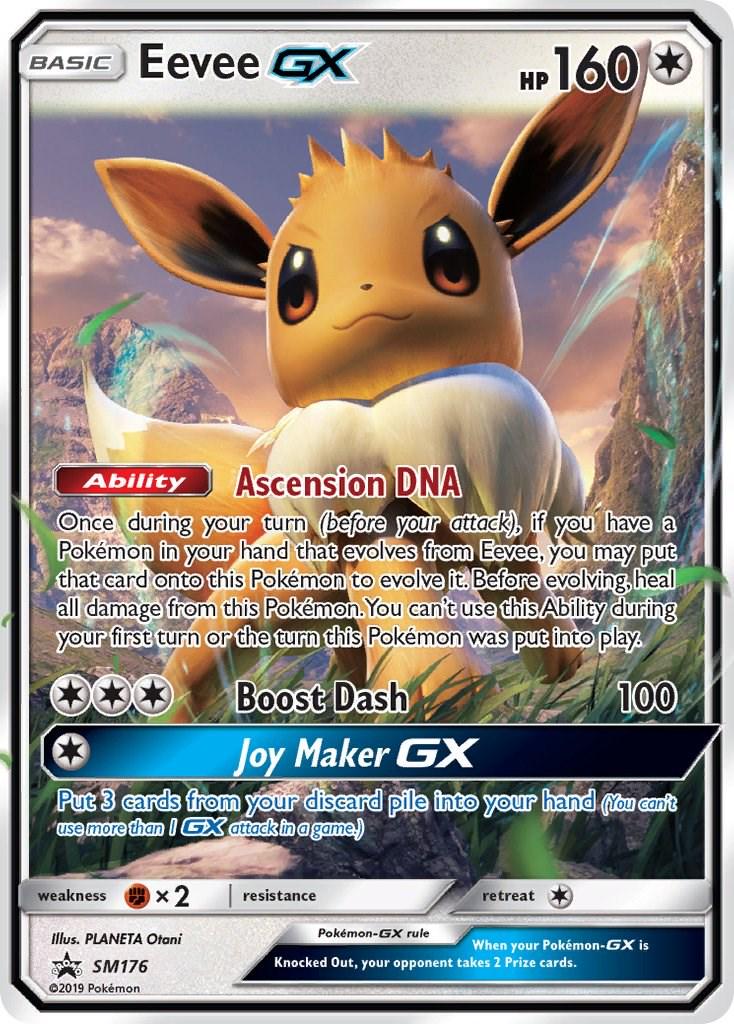 Promo Eevee GX Pokémon card