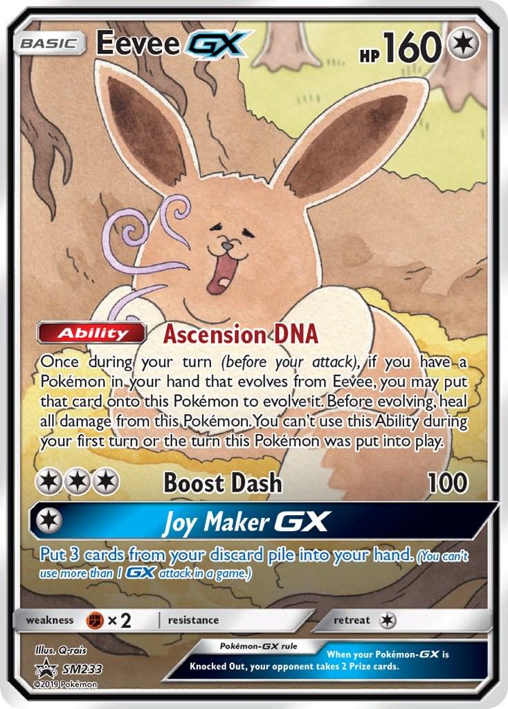 Promo Eevee GX Pokémon card