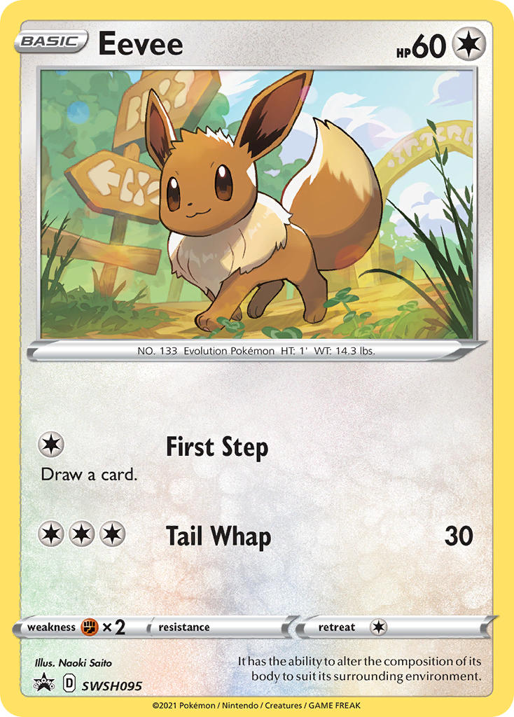 Promo Eevee Pokémon card