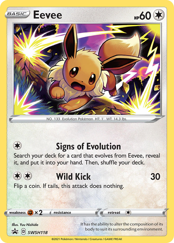Promo Eevee Pokémon card