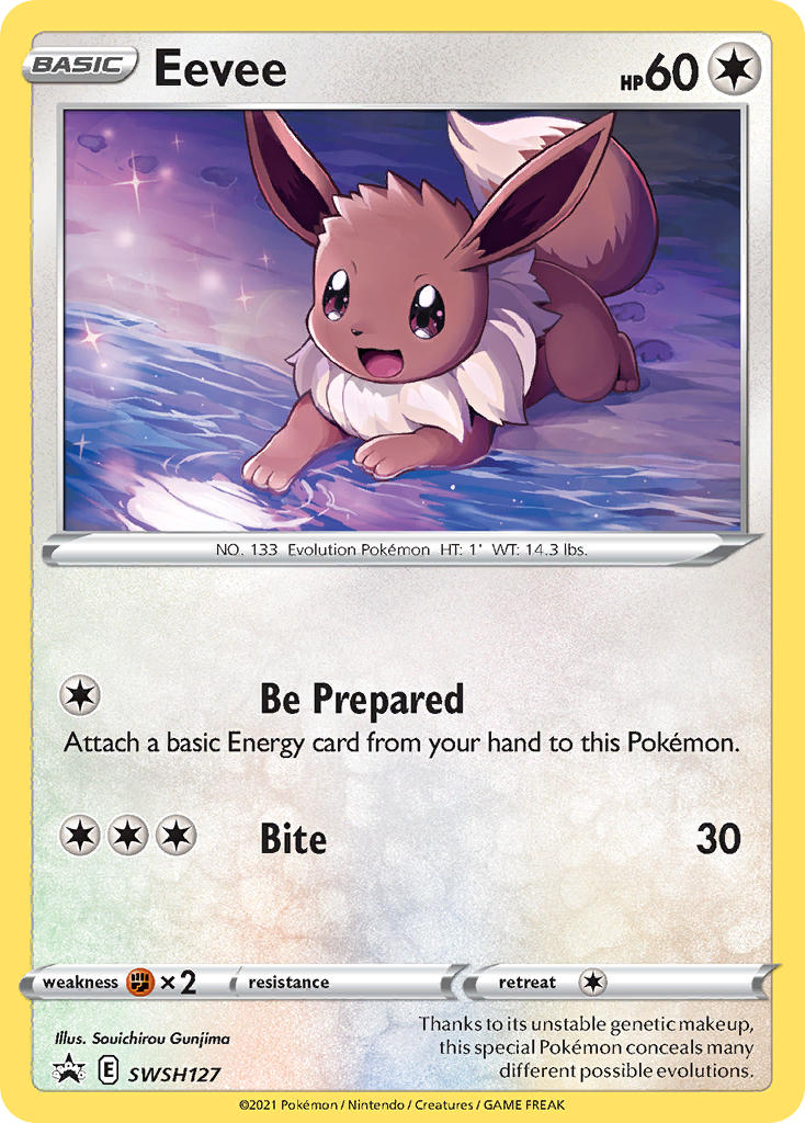 Promo Eevee Pokémon card
