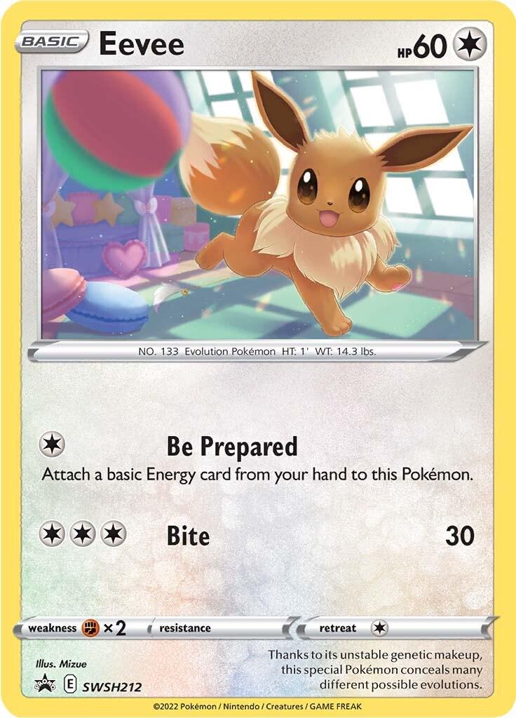 Promo Eevee Pokémon card
