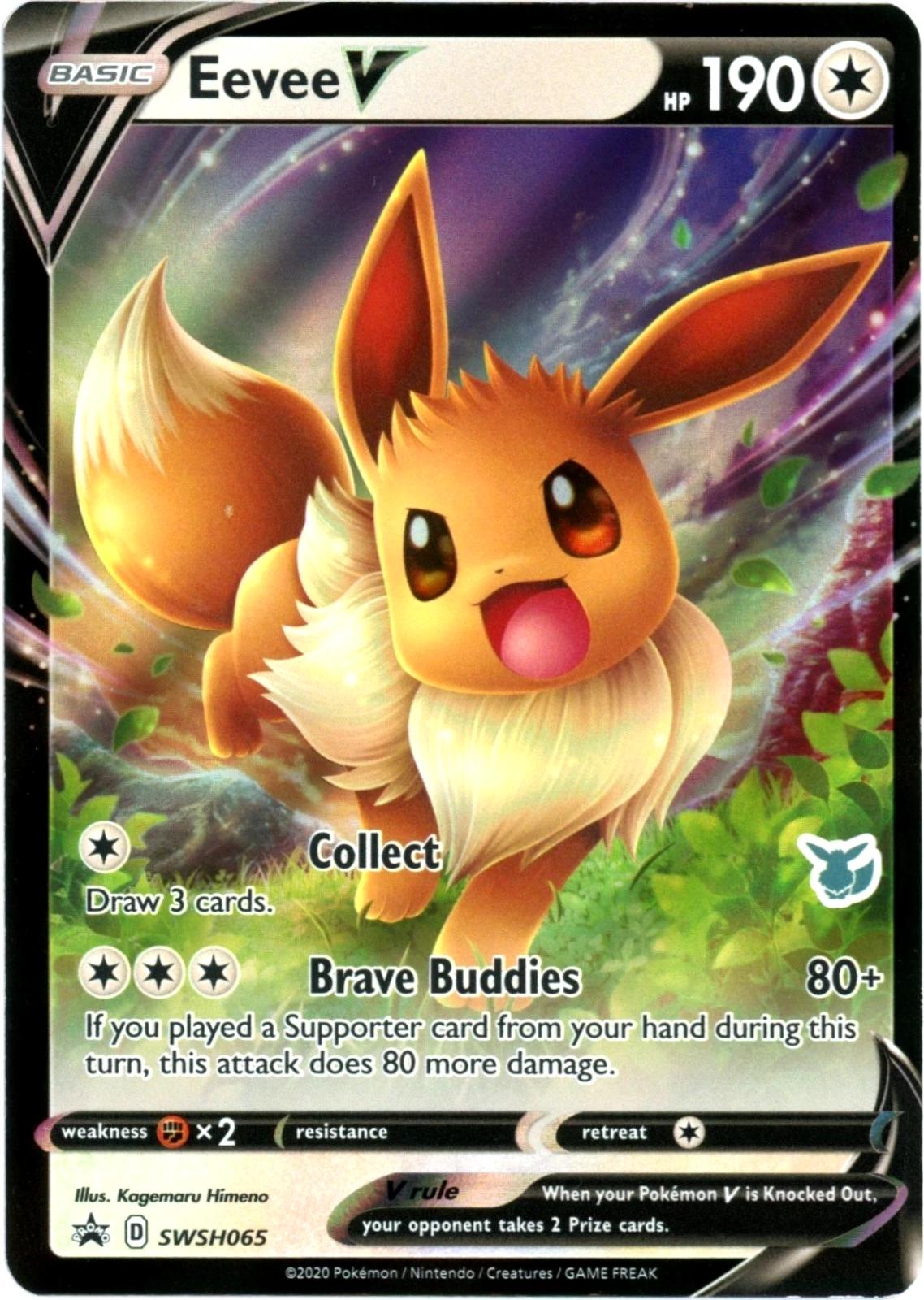 Promo Eevee V [Stamped] Pokémon card