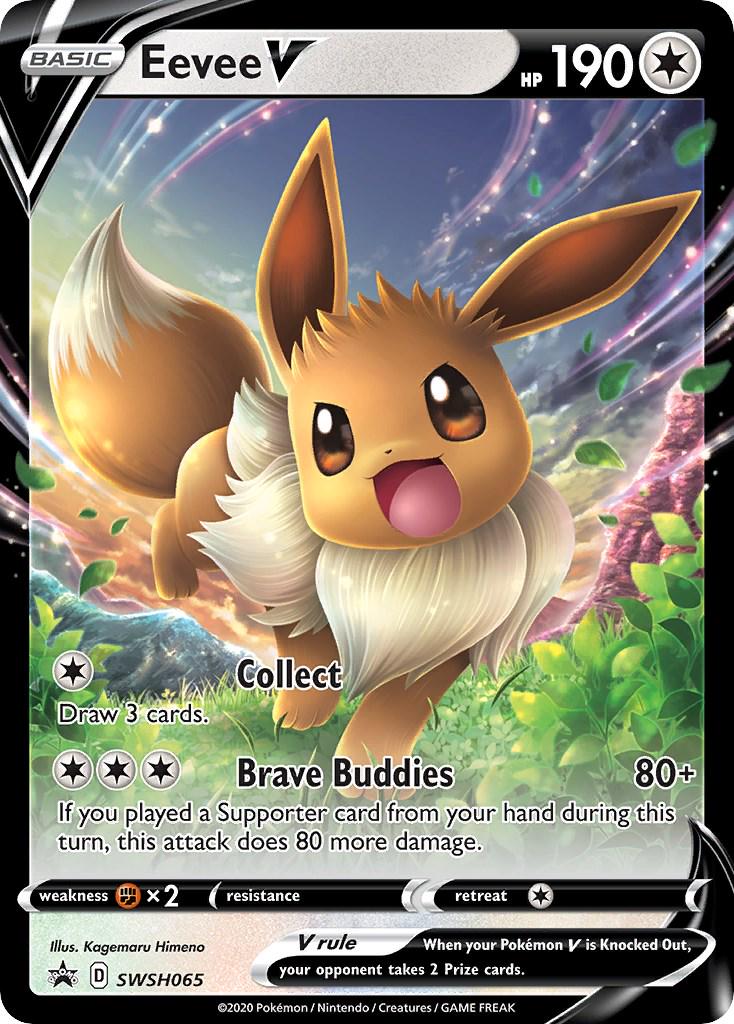 Promo Eevee V Pokémon card