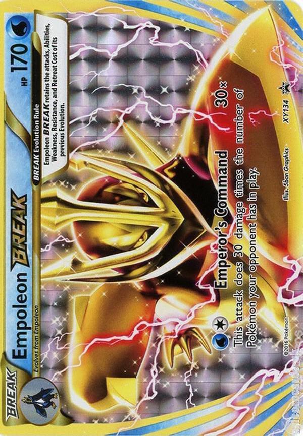 Promo Empoleon BREAK Pokémon card