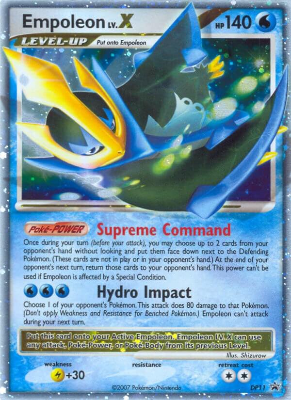 Promo Empoleon LV.X Pokémon card