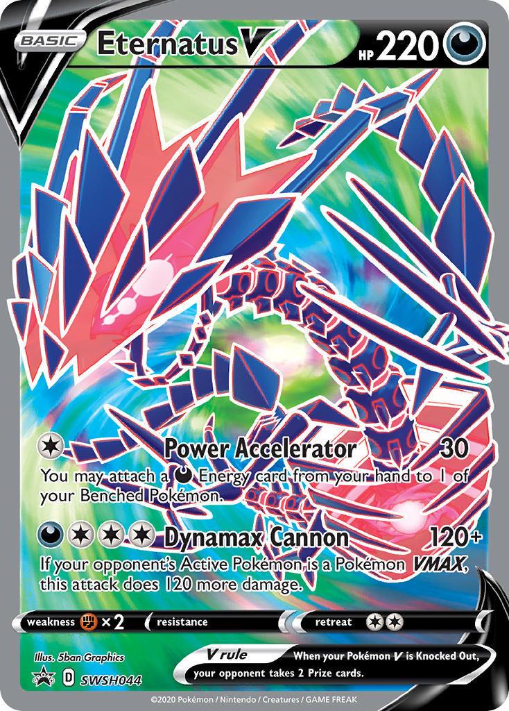 Promo Eternatus V Pokémon card