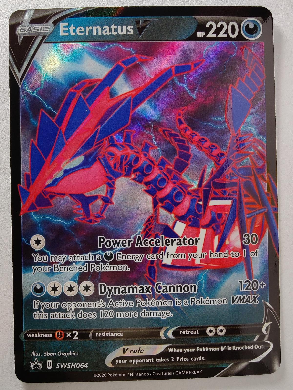 Promo Eternatus V Pokémon card