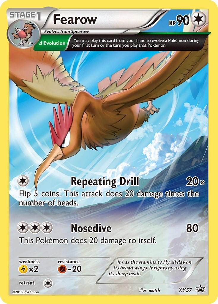 Promo Fearow Pokémon card