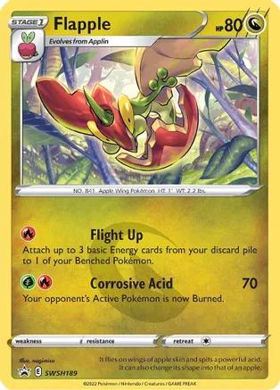 Promo Flapple Pokémon card