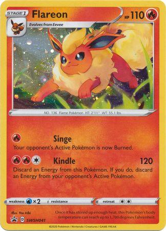 Promo Flareon Pokémon card