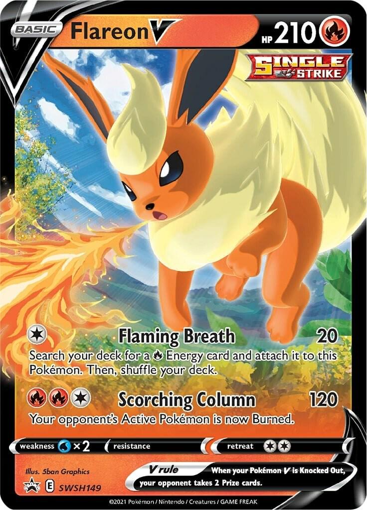 Promo Flareon V Pokémon card
