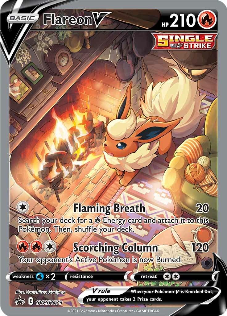 Promo Flareon V Pokémon card