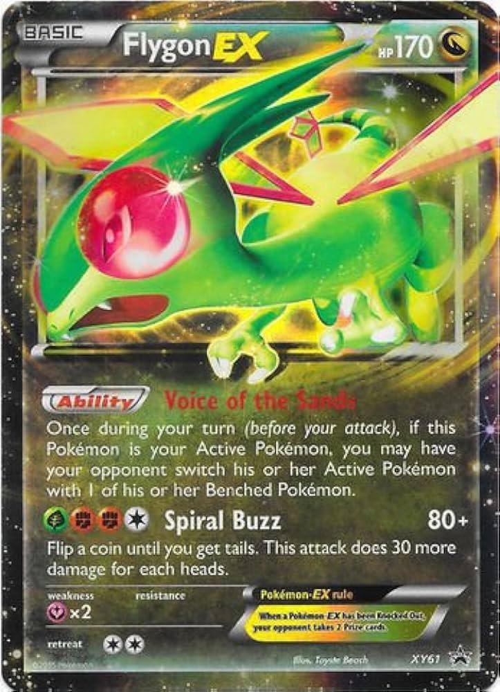 Promo Flygon EX Pokémon card