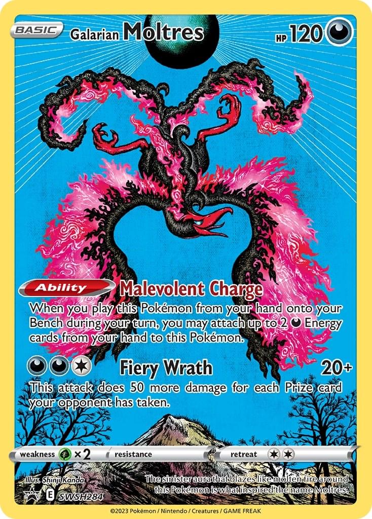 Promo Galarian Moltres Pokémon card