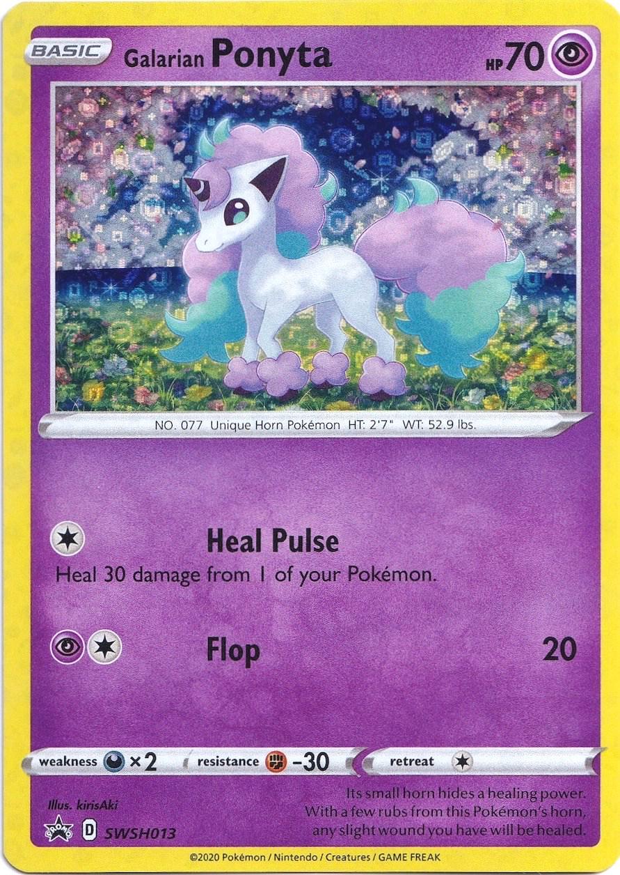 Promo Galarian Ponyta Pokémon card