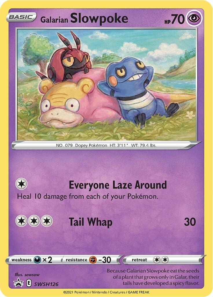 Promo Galarian Slowpoke Pokémon card