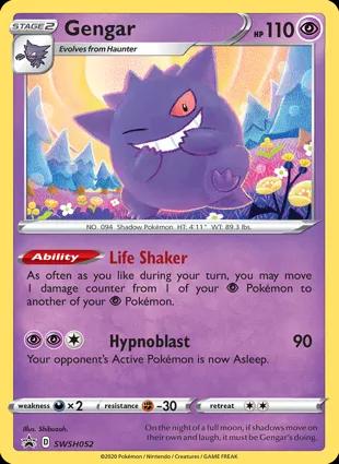 Promo Gengar Pokémon card