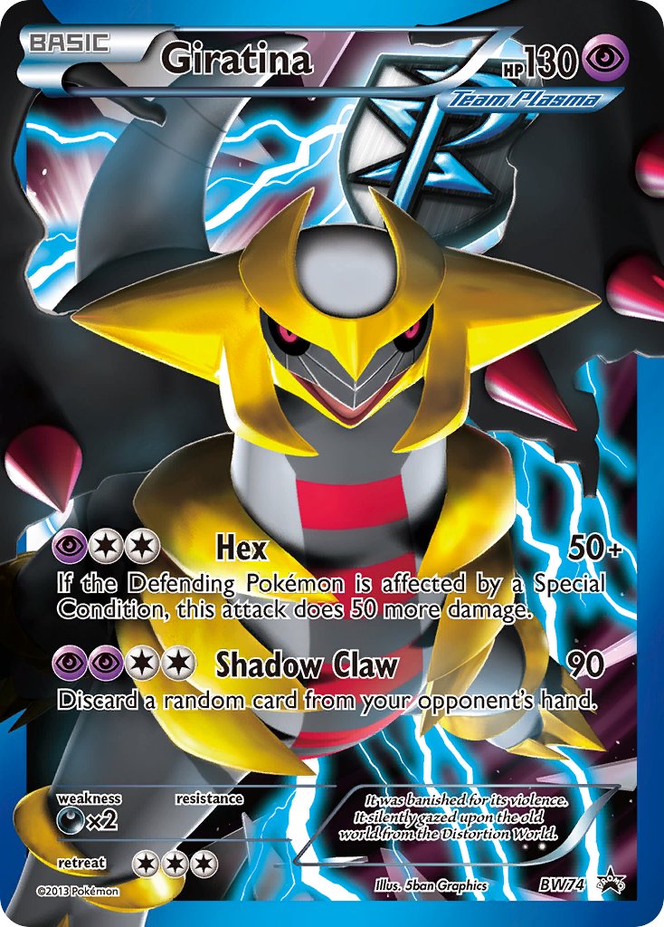 Promo Giratina Pokémon card