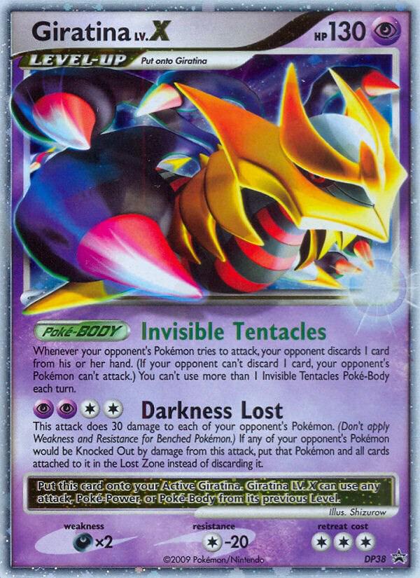 Promo Giratina LV.X Pokémon card