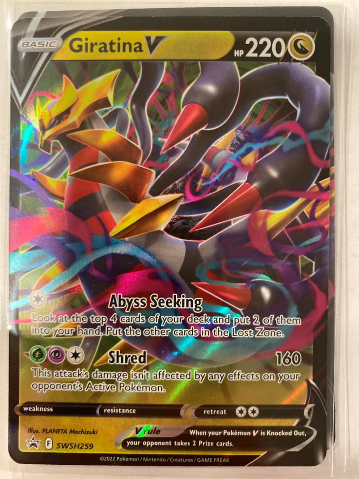 Promo Giratina V Pokémon card