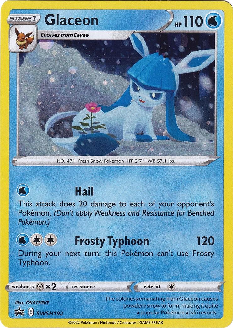 Promo Glaceon Pokémon card