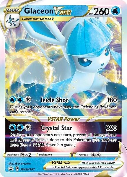 Promo Glaceon VSTAR Pokémon card