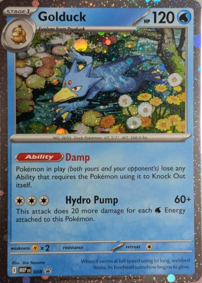 Promo Golduck [Cosmos-Holo] Pokémon card