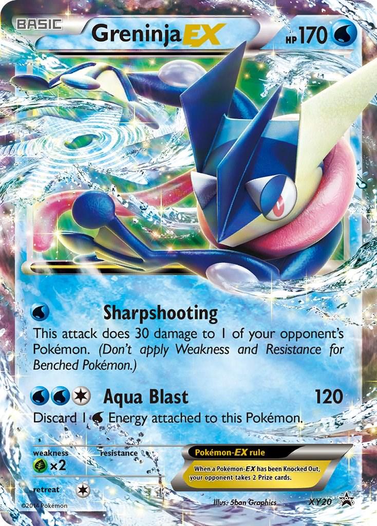 Promo Greninja EX Pokémon card