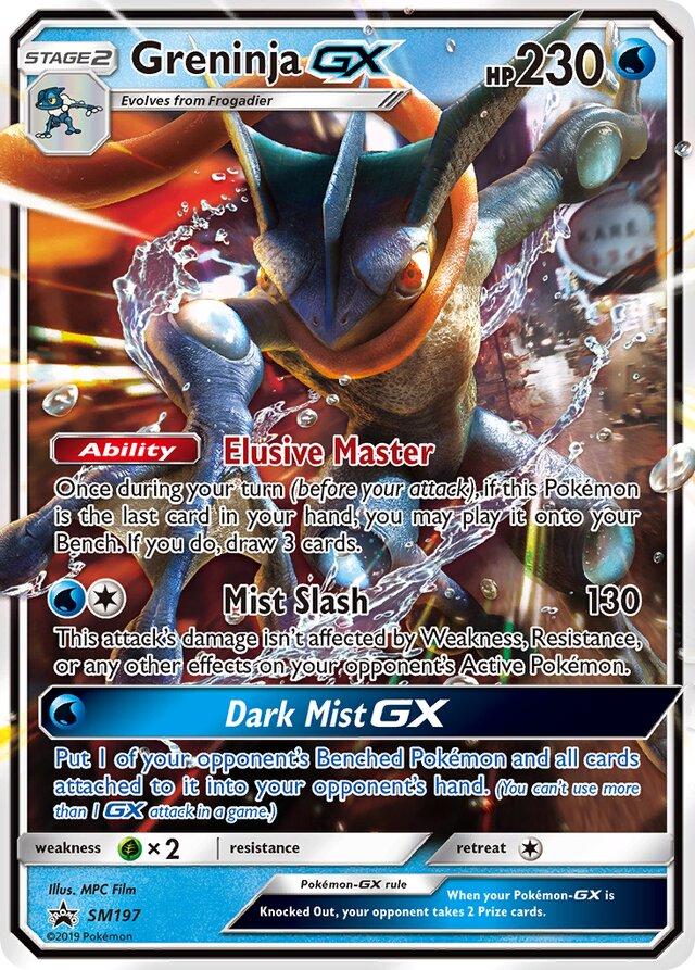 Promo Greninja GX Pokémon card