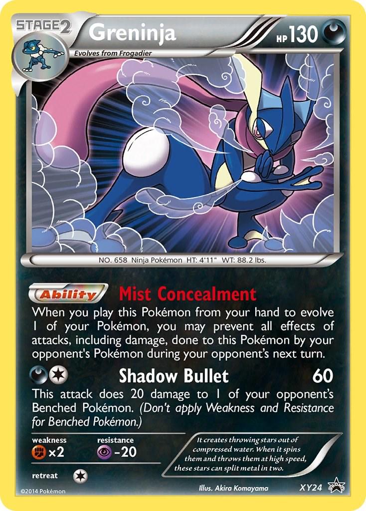 Promo Greninja Pokémon card