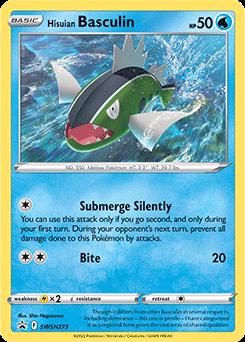 Promo Hisuian Basculin Pokémon card