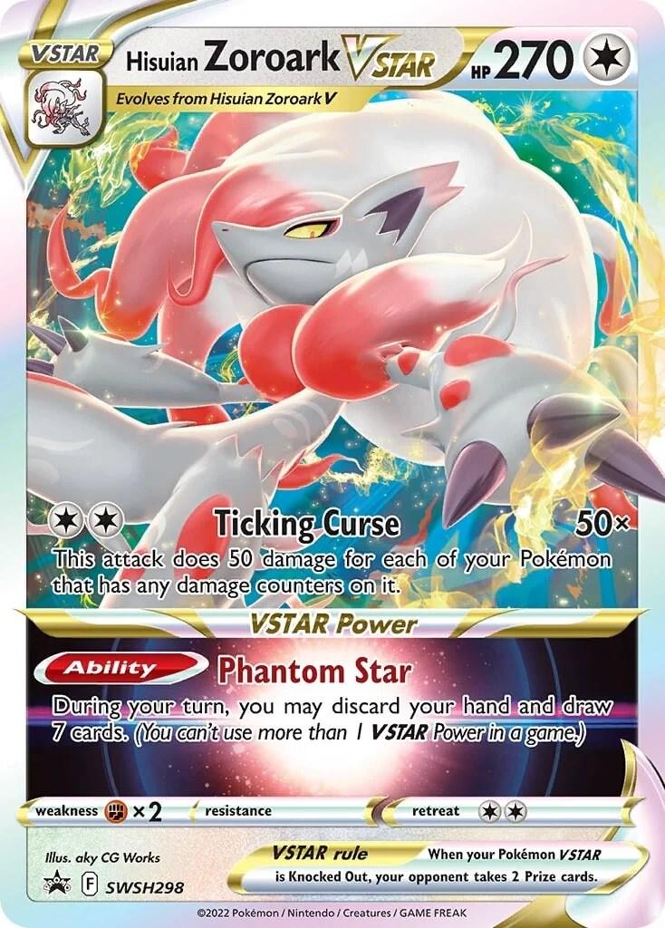 Promo Hisuian Zoroark VSTAR Pokémon card