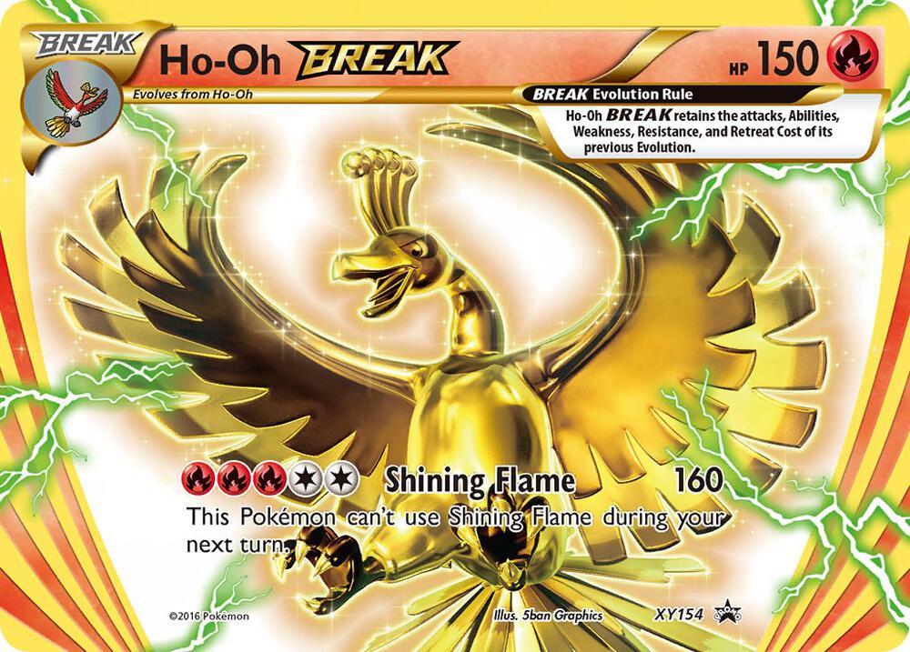 Promo Ho-Oh BREAK Pokémon card