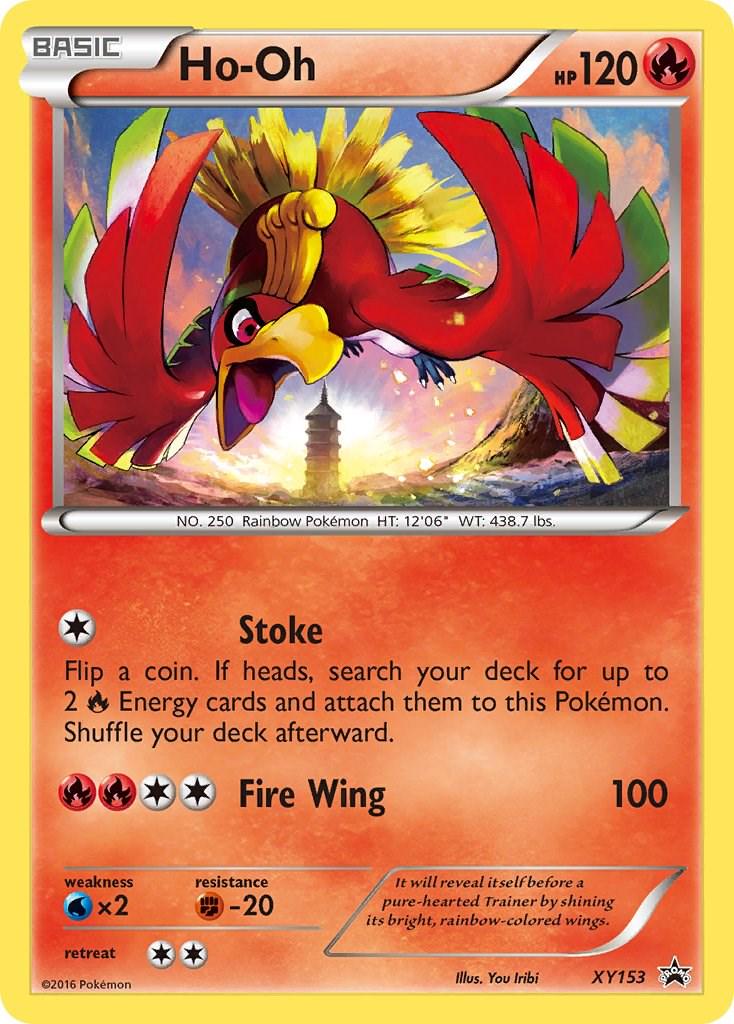 Promo Ho-Oh Pokémon card