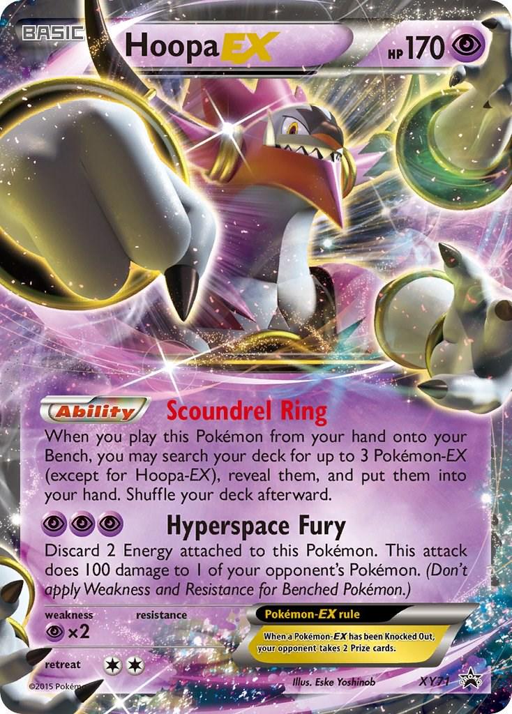 Promo Hoopa EX Pokémon card