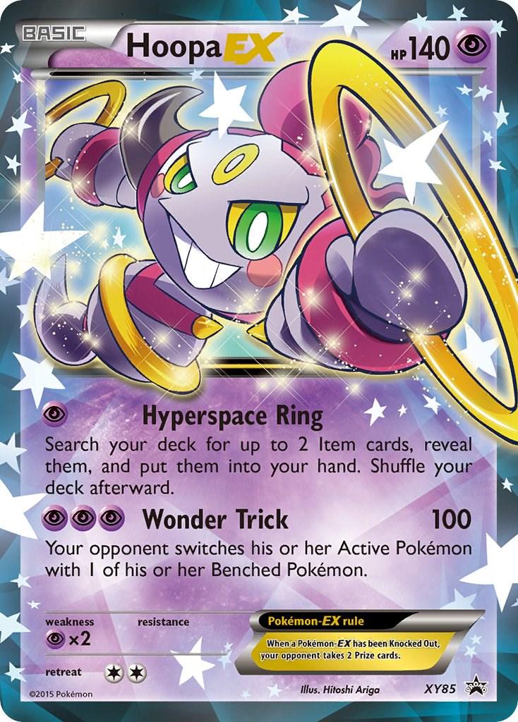 Promo Hoopa EX Pokémon card
