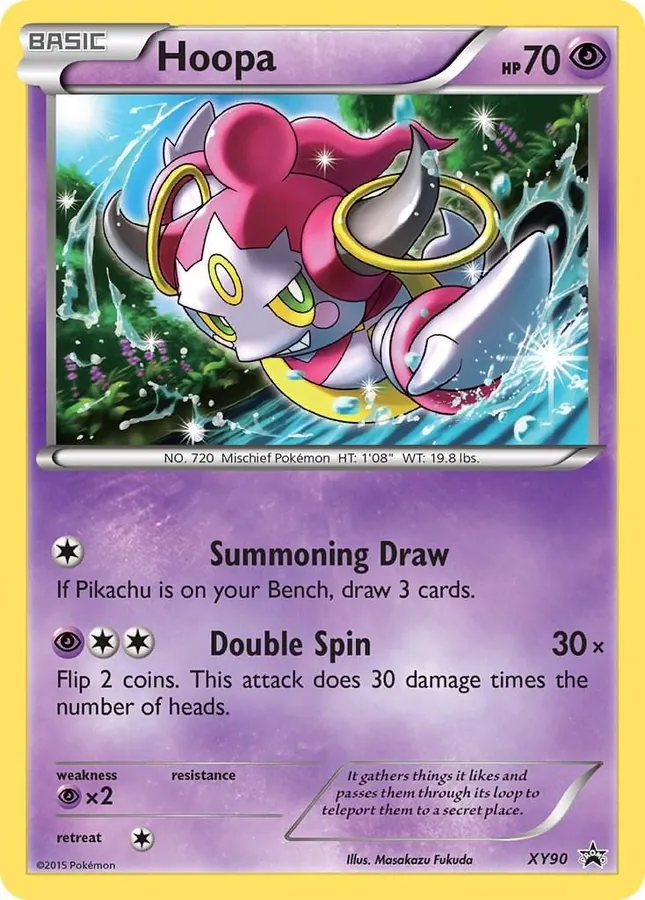 XY Black Star Promos Hoopa Pokémon card